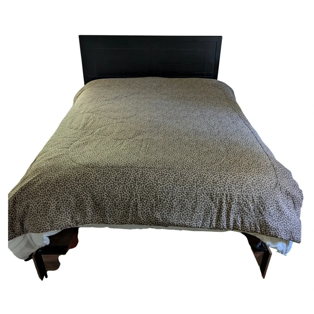 Jungle Safari Reversible Comforter Full 76x86 Zebra Giraffe Elephant‎ USA Made